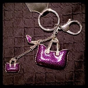 Jewelry& Accessory NWT purple key chain